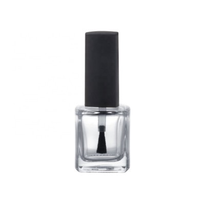 lianxin guangzhou Packing factory square glass bottle for nail polish glue base top coat offer free samples